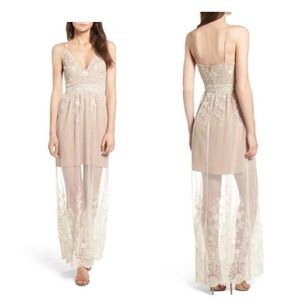 WAYF illusion maxi dress